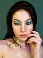 Queridos Glitters. Глиттергель. Блёстки для лица и тела. Цвет "Эрагон" 3 мл