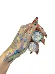 Queridos Glitters. Глиттергель. Блёстки для лица и тела. Цвет "Ментол" 3 мл