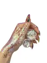 Queridos Glitters. Глиттергель. Блёстки для лица и тела. Цвет "Дуриан" 3 мл