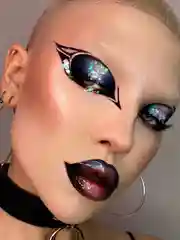 Queridos Glitters. Глиттергель. Блёстки для лица и тела. Цвет "Дуриан" 3 мл