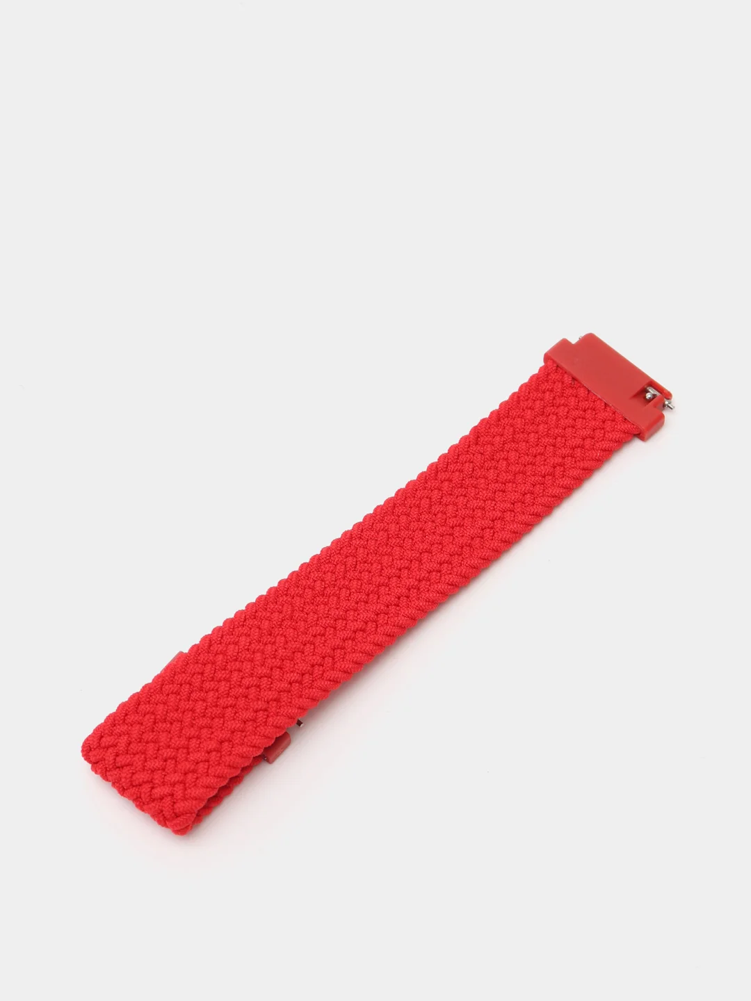 Красный плетеный нейлоновый ремешок / монобраслет для Xiaomi Amazfit Bip / Huawei / Samsung 20 мм