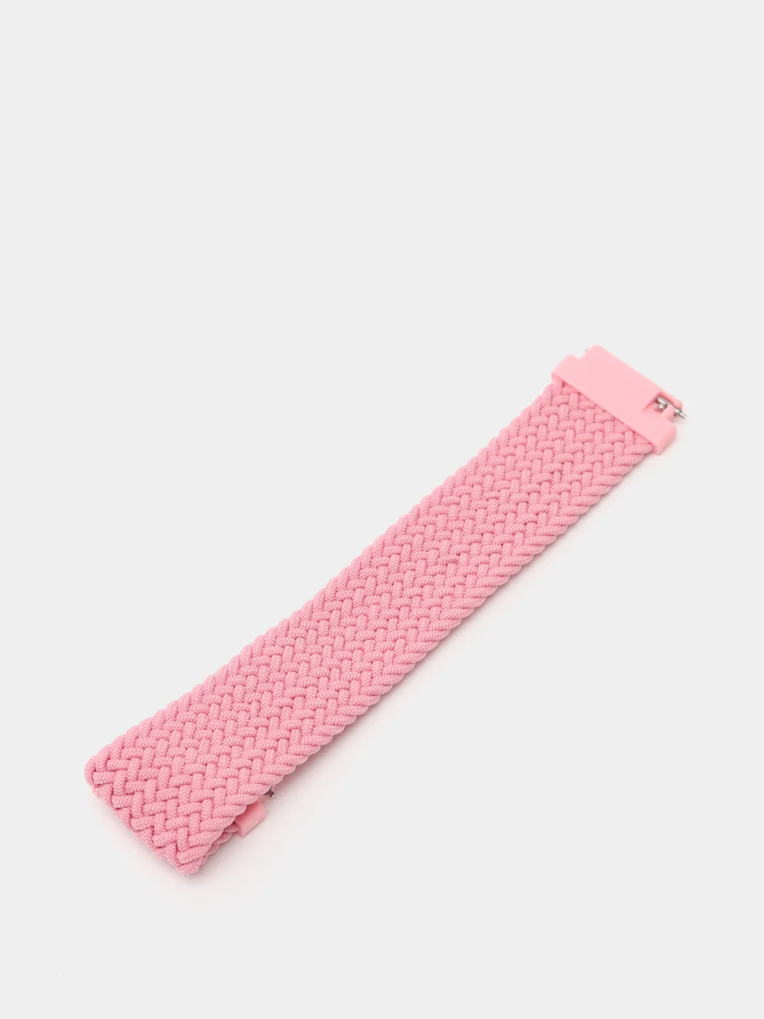 Розовый плетеный нейлоновый ремешок / монобраслет для Xiaomi Amazfit Bip / Huawei / Samsung 20 мм