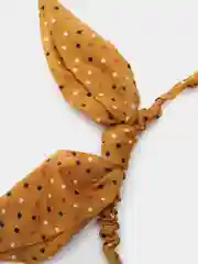 Ободок обтянутый тканью в точечку