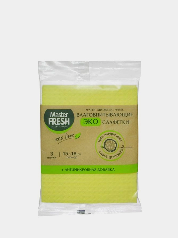 Cалфетки целлюлозные Master Fresh "Эко Line" 3 шт