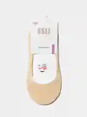Бежевый подследники женские хлопковые Esli Classic