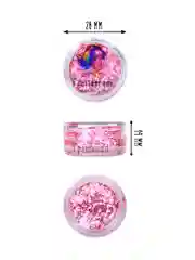 Queridos Glitters. Глиттергель. Блёстки для лица и тела. Цвет "Грешница" 3 мл