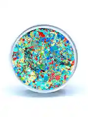Queridos Glitters. Глиттергель. Блёстки для лица и тела. Цвет "Гладь" 3 мл