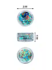 Queridos Glitters. Глиттергель. Блёстки для лица и тела. Цвет "Гладь" 3 мл