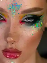 Queridos Glitters. Глиттергель. Блёстки для лица и тела. Цвет "Гладь" 3 мл