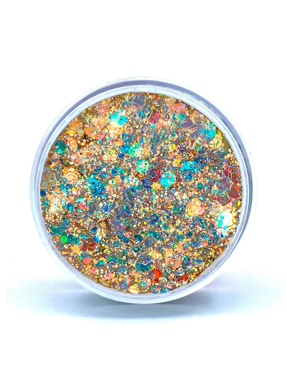 Queridos Glitters. Глиттергель. Блёстки для лица и тела. Цвет "Нирвана" 3 мл