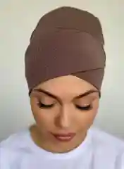 Хаки косой чепчик, шапочка под платок
