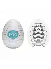 Мастурбатор для мужчин TENGA EGG , WAVY лазурное