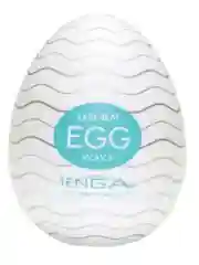Мастурбатор для мужчин TENGA EGG , WAVY лазурное
