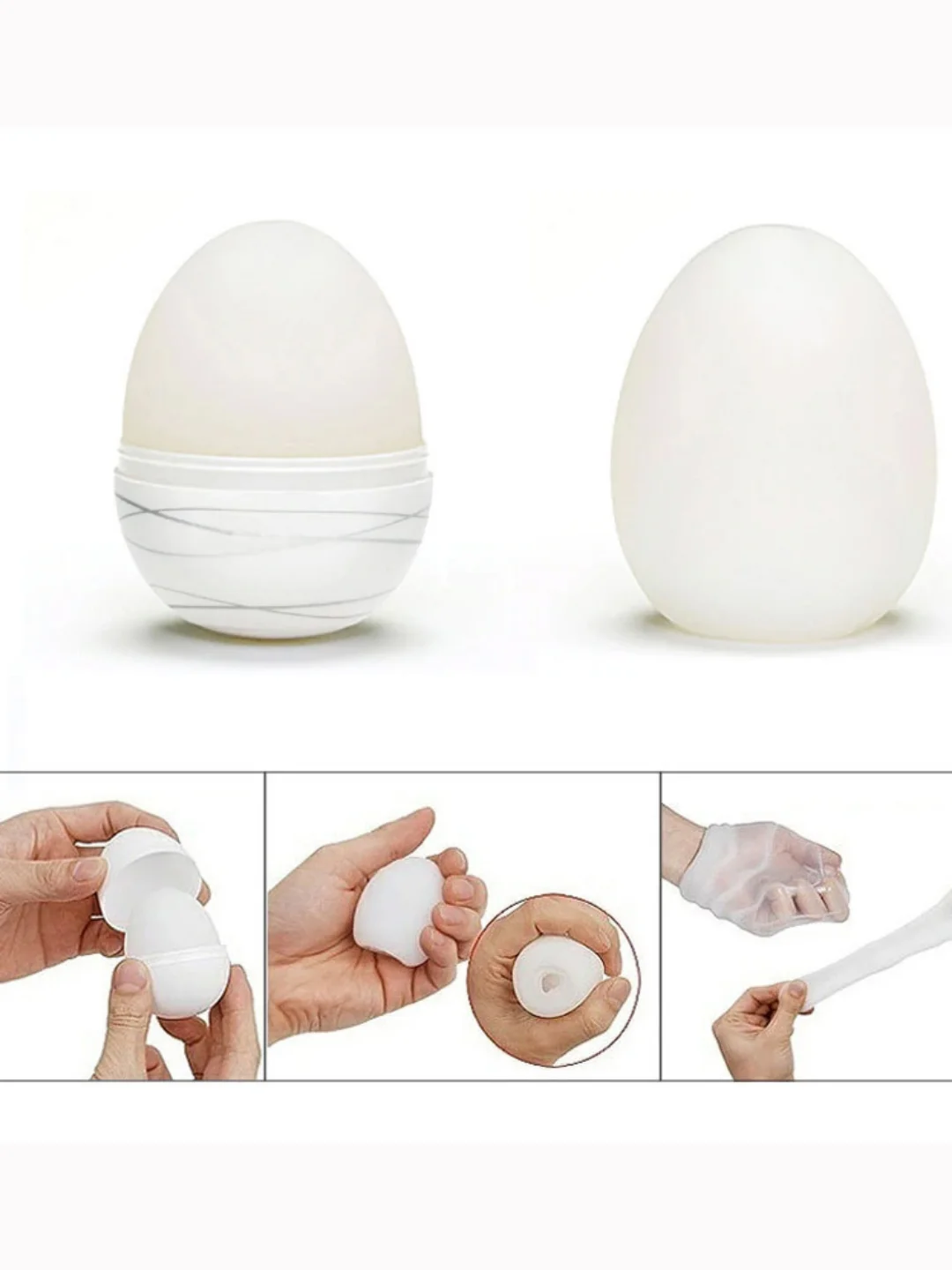 Мастурбатор для мужчин TENGA EGG , WAVY лазурное