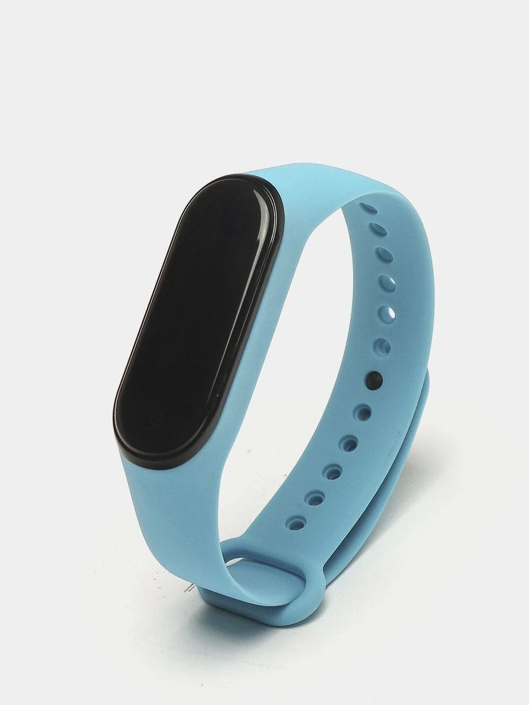 Небесно-голубой силиконовый ремешок для Xiaomi Mi Band 3, Mi Band 4, Сяоми Ми бэнд 3,4