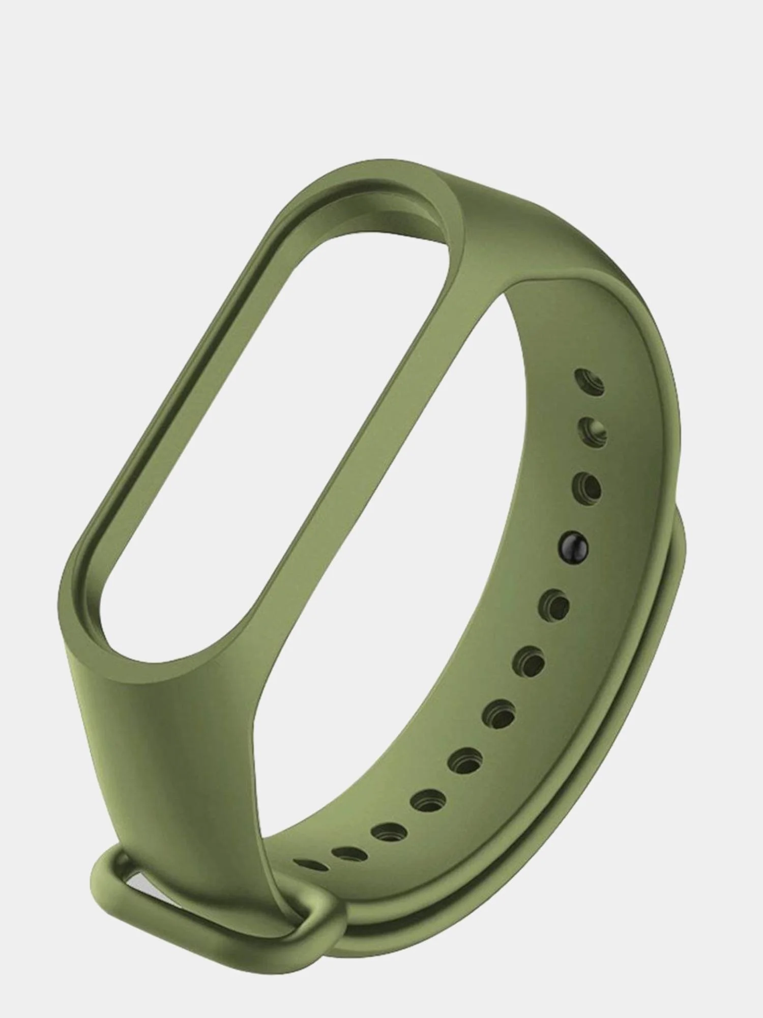 Хаки силиконовый ремешок для Xiaomi Mi Band 3, Mi Band 4, Сяоми Ми бэнд 3,4