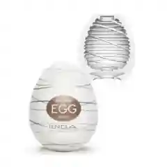 Мастурбатор для мужчин TENGA EGG , SILKY коричневый