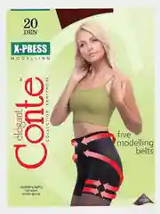 Колготки с сильной коррекцией 7 зон и эффектом push-up, Conte X -Press 20