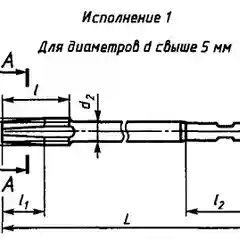 М20х1,0 метчик гаечный прямой Р18