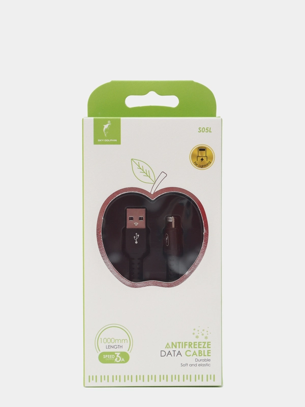 Кабель USB microUSB Lightning Type-C для зарядки и передачи данных, SKYDOLPHIN S05