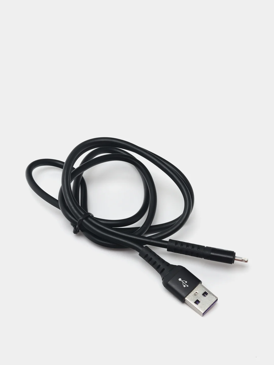 Черный кабель USB microUSB Lightning Type-C для зарядки и передачи данных, SKYDOLPHIN S05