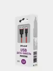 Красный usb кабель micro Krutoff Modern, красный