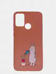 Коралловый меланж чехол Huawei Honor 9A, Хуавей Хонор 9А силиконовый с картинками
