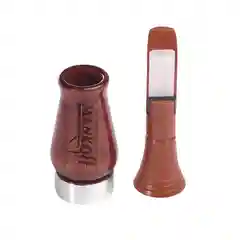 Коричневый манок для охоты на уток 2-х язычковый серии BA Classic Lux, арт. 1232