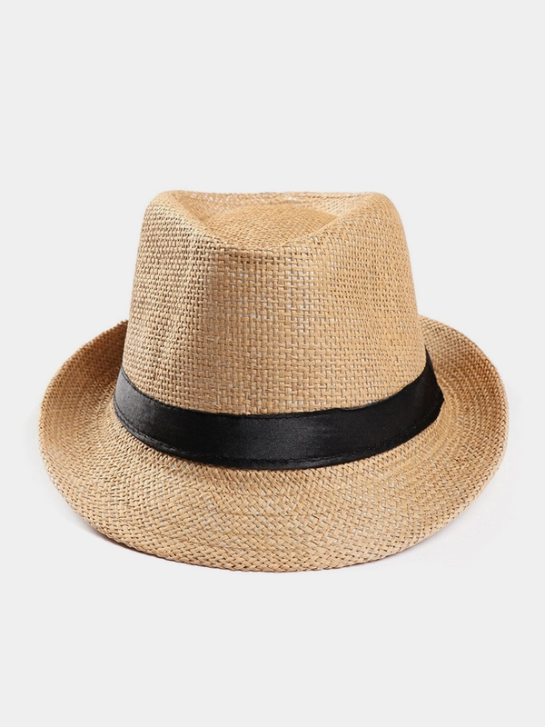 Летняя мужская соломенная шляпа панама купить по цене 420 ₽ в интернет ...