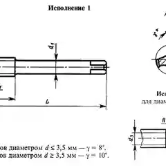 Метчик машинно-ручной комплектный М33 х 3.0, 2 штуки