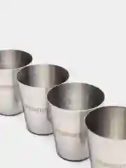 Набор рюмок в кожаном тубусе, 4 шт
