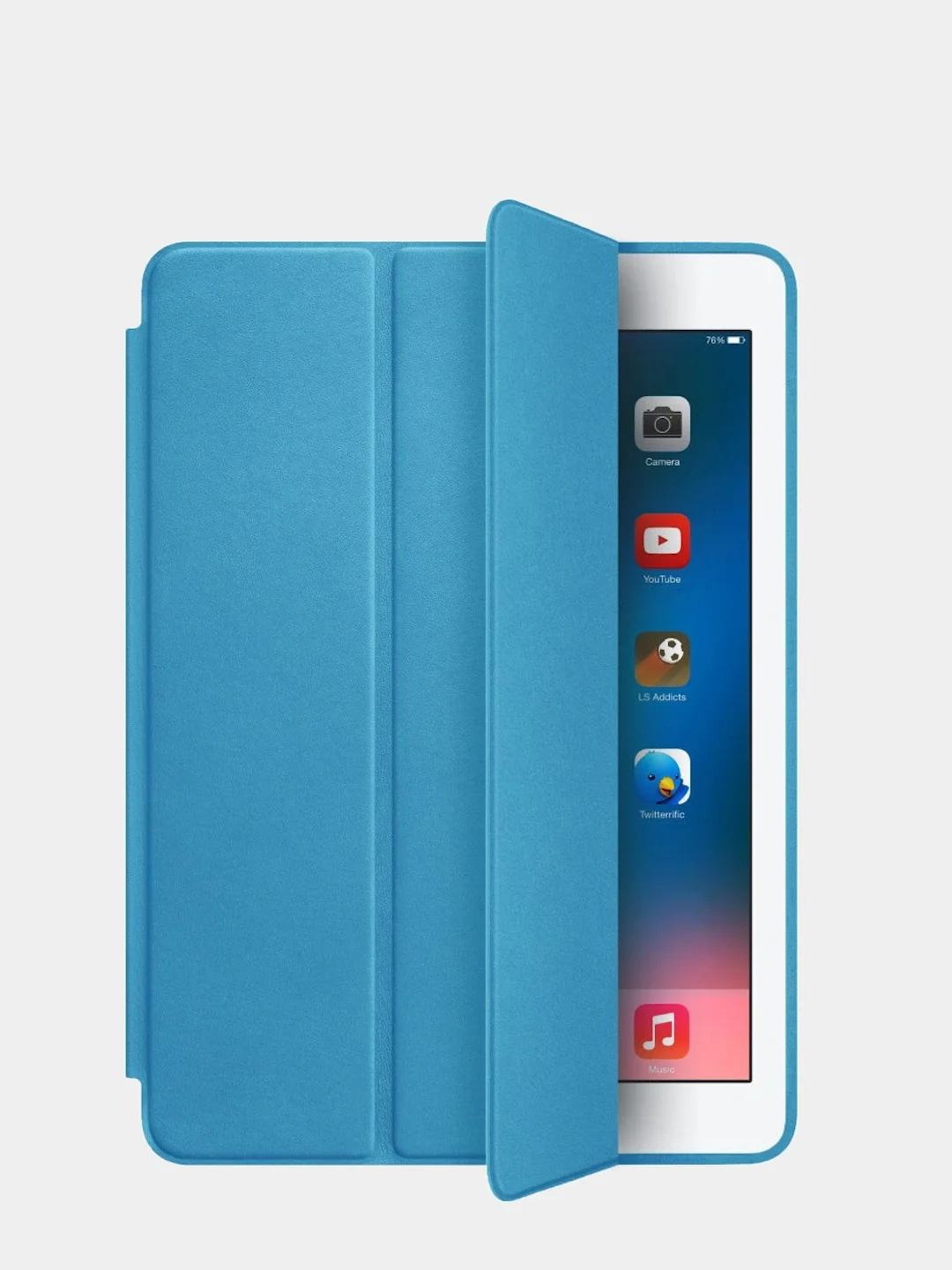 Голубой чехол книжка iPad 2 / 3 / 4