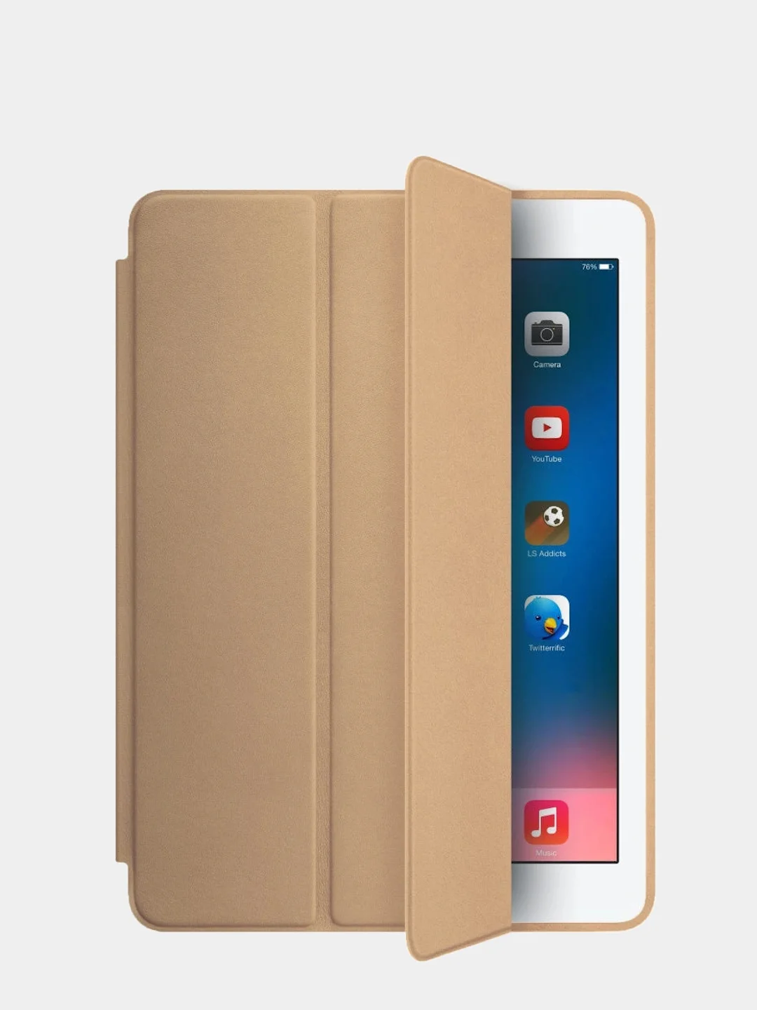 Золотой чехол книжка iPad Pro 12.9", 4-го поколения 2020