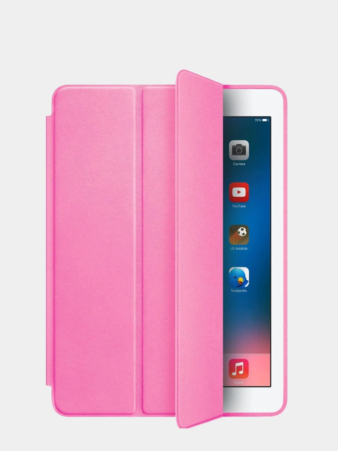 Розовый чехол книжка iPad Pro 12.9", 4-го поколения 2020