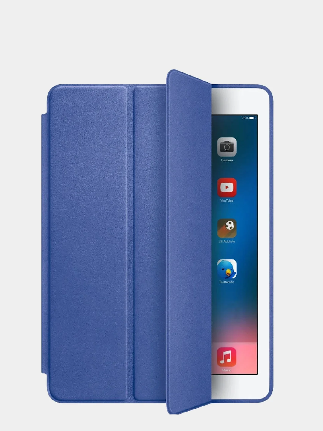 Синий чехол книжка iPad Pro 12.9", 4-го поколения 2020