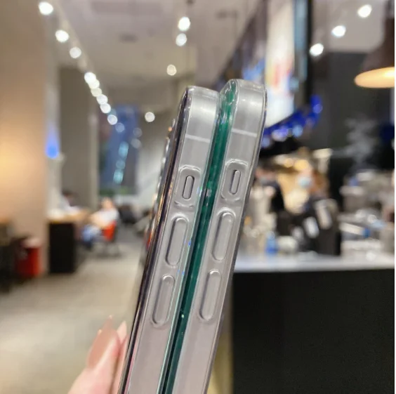 Чехол Samsung Galaxy S20 с блестками силиконовый