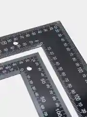 Угольник столярный строительный, цельнометаллический, 200х300 / 400х600 мм, LiteWerk