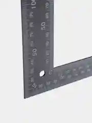 Угольник столярный строительный, цельнометаллический, 200х300 / 400х600 мм, LiteWerk