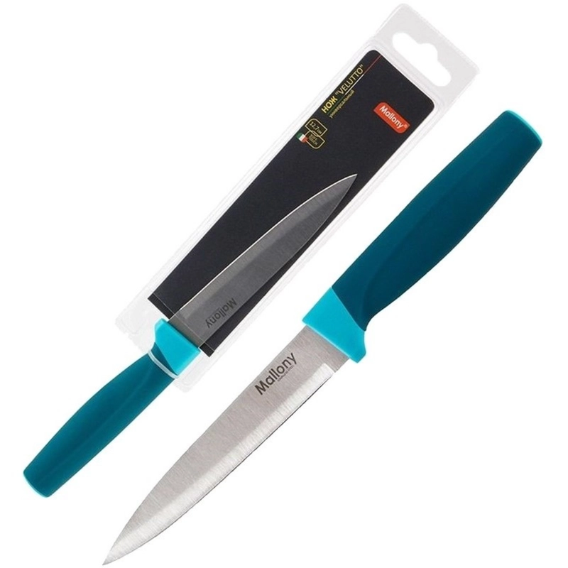 Нож для овощей VELUTTO MAL-04VEL, с рукояткой софт-тач, 9 см