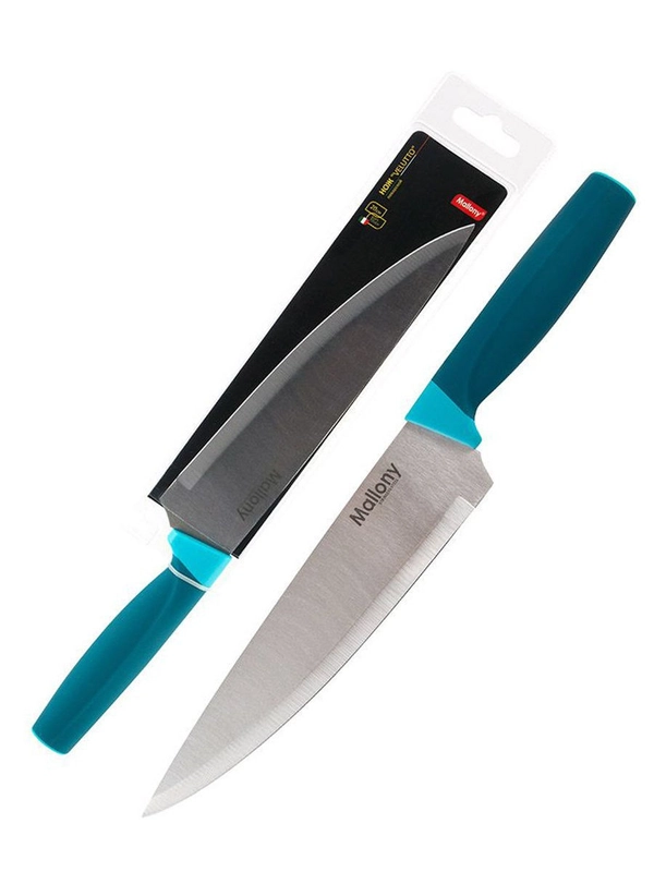 Нож с рукояткой софт-тач Velutto MAL-01VEL поварской, 20 см