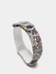 Серый силиконовый ремешок для Xiaomi mi band 3, 4