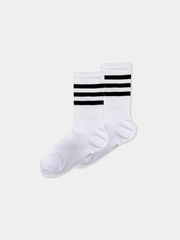 Носки Nicenonice Classic "Три полосы: 101010 Black-Black-Black"