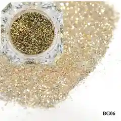 Конфетный втирка с блестками для дизайна ногтей