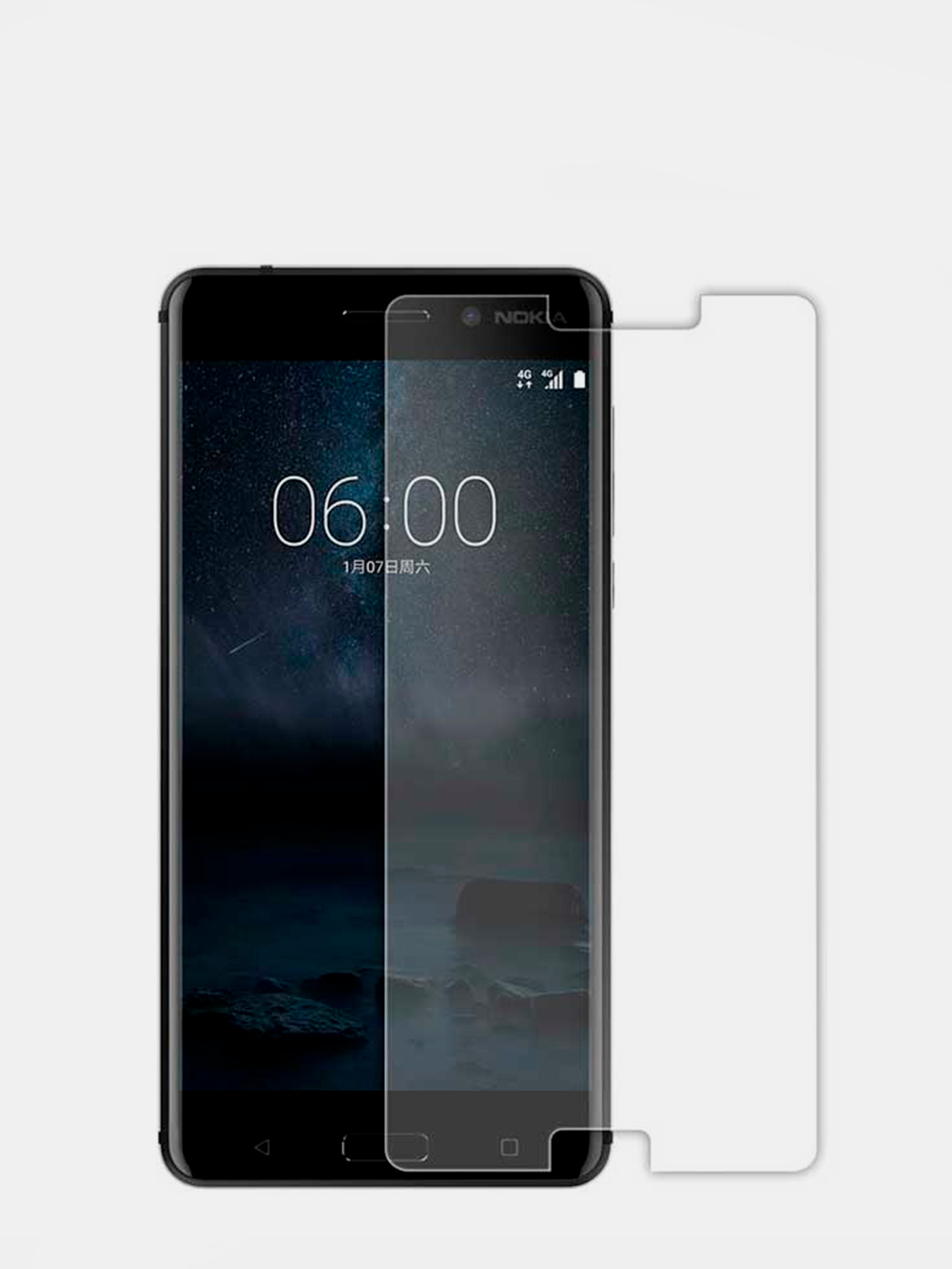 Защитное стекло Nokia 5 (0.3) (2D) безрамочное, прозрачное купить по цене  150 ₽ в интернет-магазине Магнит Маркет