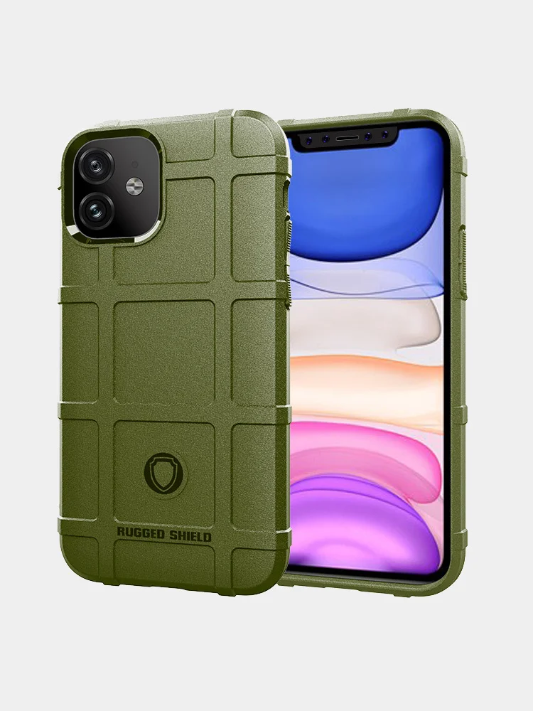 Лесной зеленый суперпрочный чехол iPhone 11 Pro Max, 11, 11 Pro