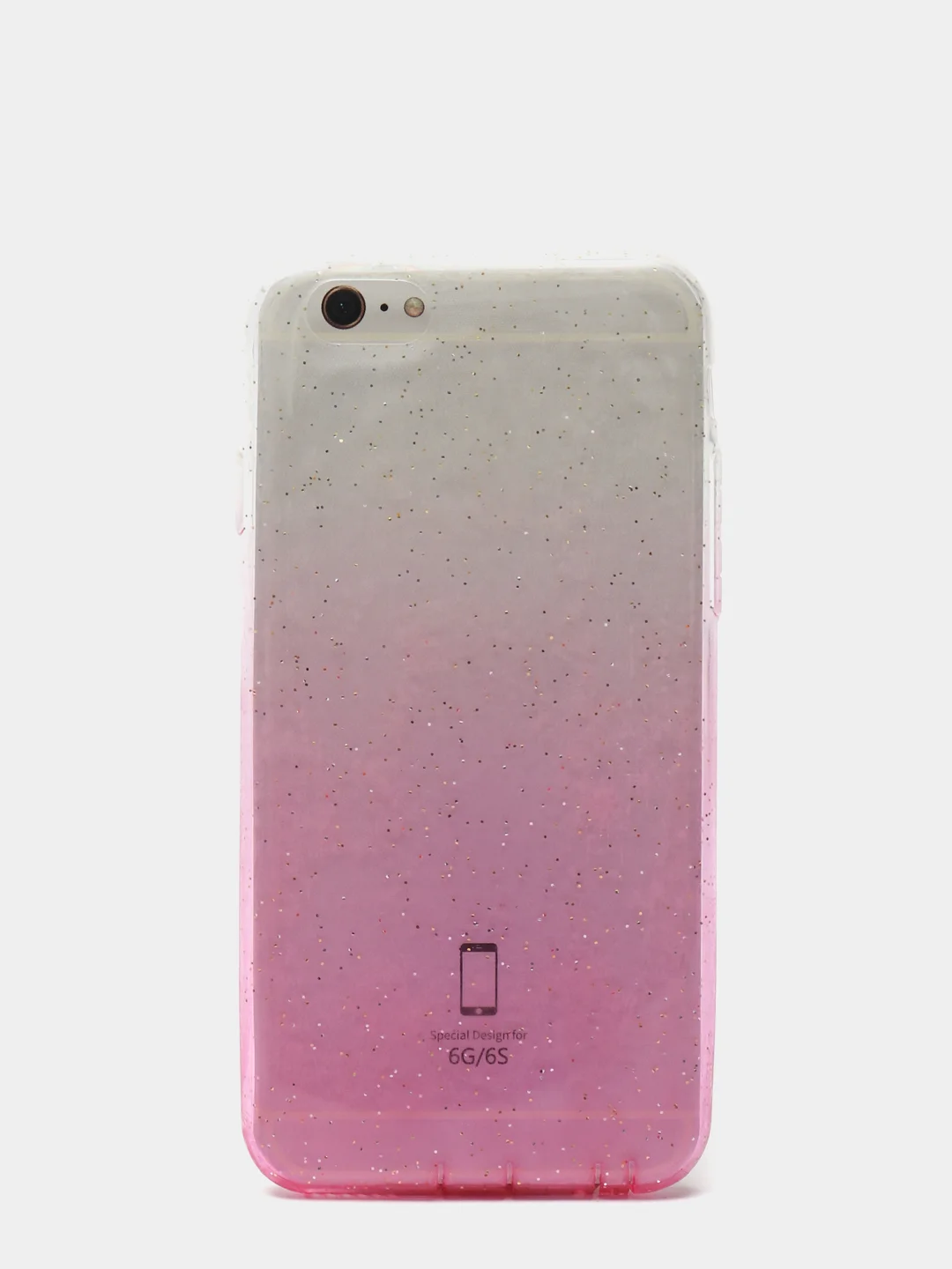Чехол силиконовый прозрачный с градиентным окрасом iPhone 6/6s