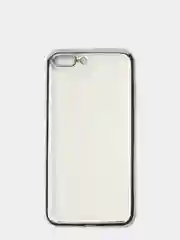 Чехол силиконовый iPhone 7 , 7 Plus , 8 , 8 Plus , X , Xs , прозрачный с окантовкой
