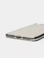 Чехол силиконовый iPhone 7 , 7 Plus , 8 , 8 Plus , X , Xs , прозрачный с окантовкой