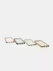 Чехол силиконовый iPhone 7 , 7 Plus , 8 , 8 Plus , X , Xs , прозрачный с окантовкой