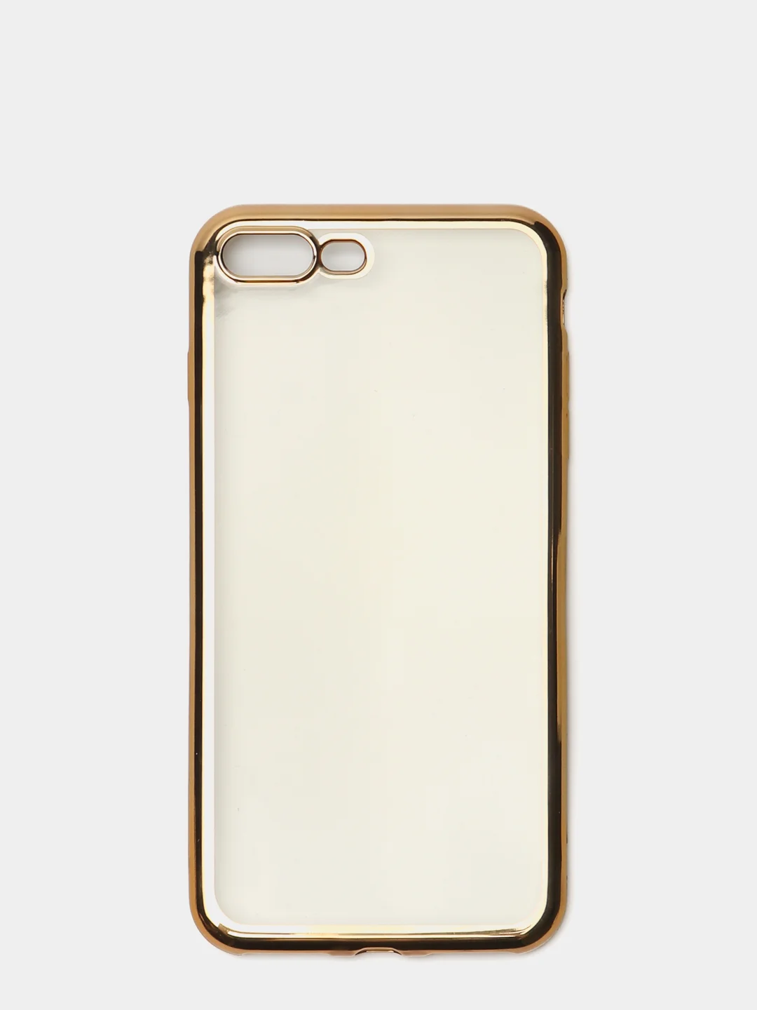Чехол силиконовый iPhone 7 , 7 Plus , 8 , 8 Plus , X , Xs , прозрачный с окантовкой